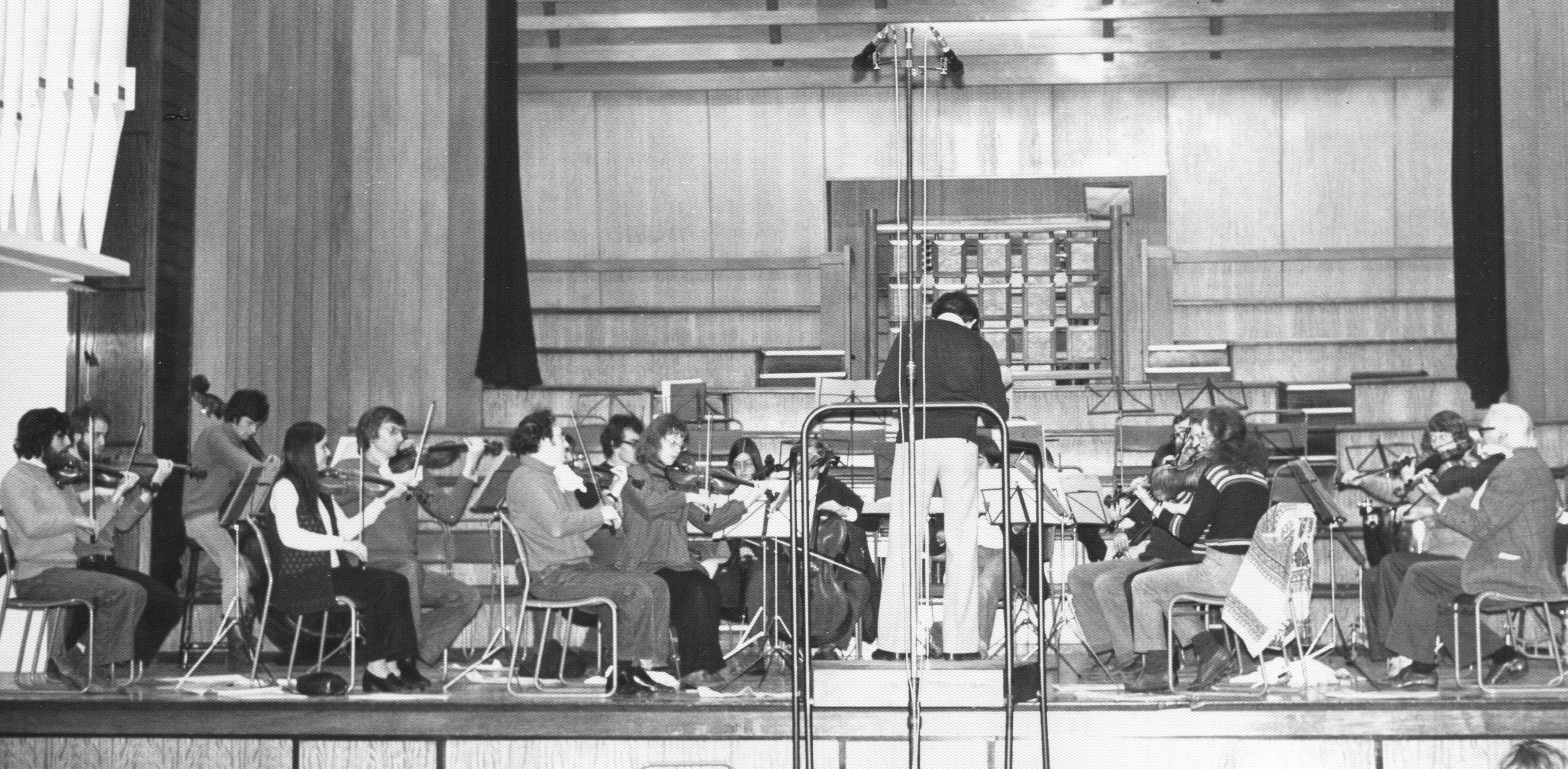A Sinfonia concert in the late 1970s